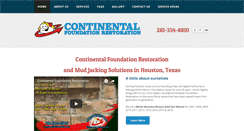 Desktop Screenshot of continentalfoundation.biz